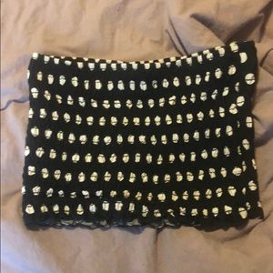 POLKA DOT TUBE TOP